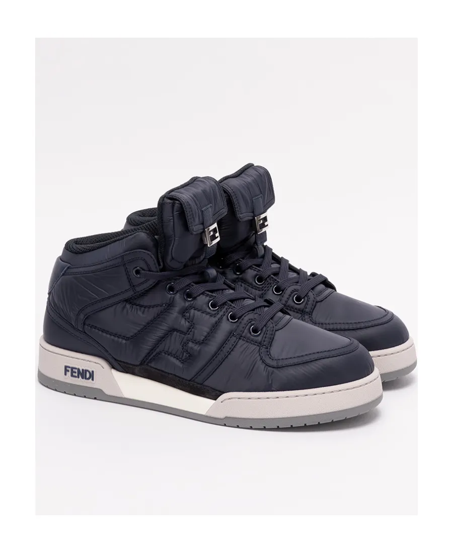 Fendi Match High-Top Sneakers