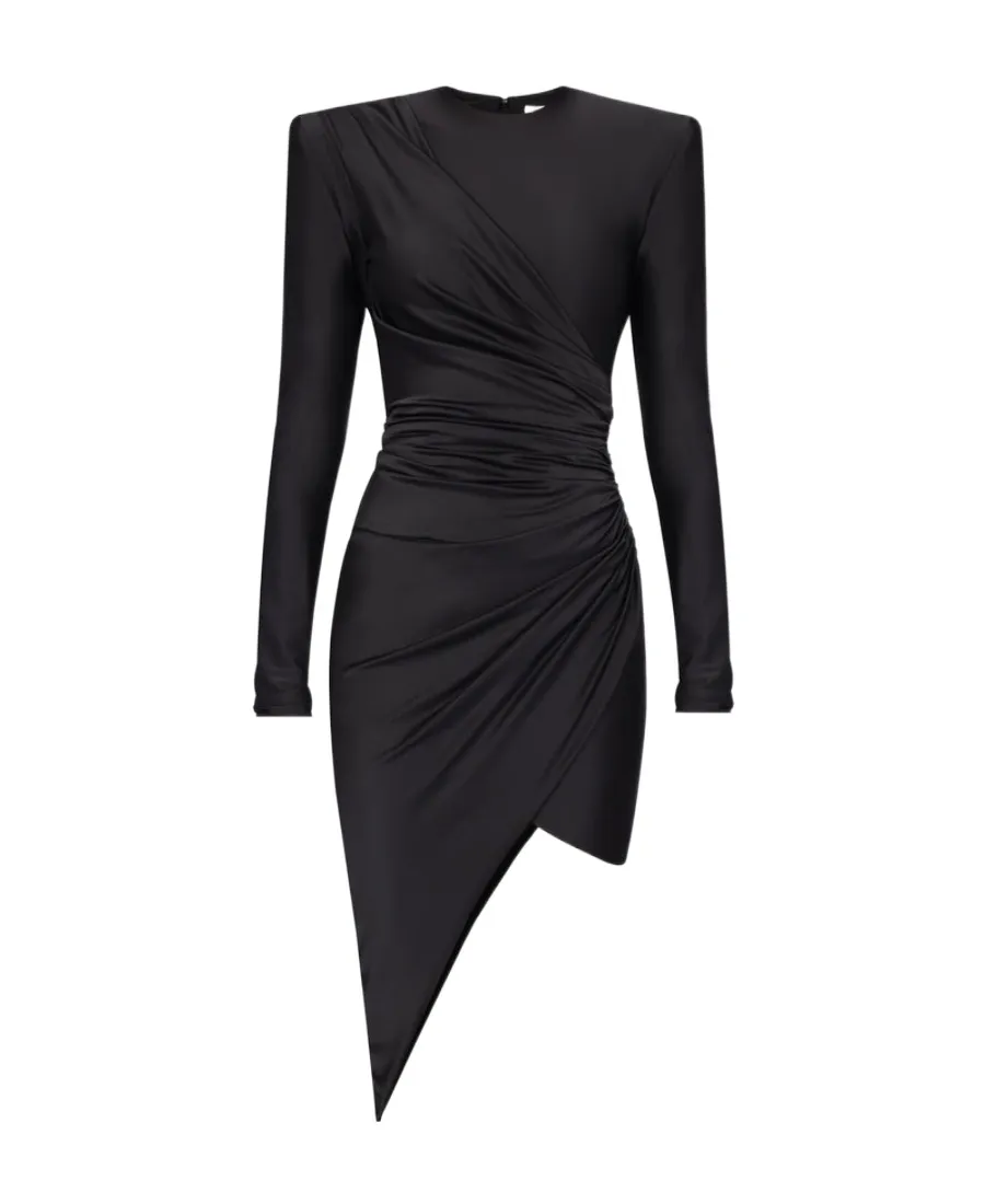 Alexandre Vauthier Asymmetrical Crewneck Mini Dress
