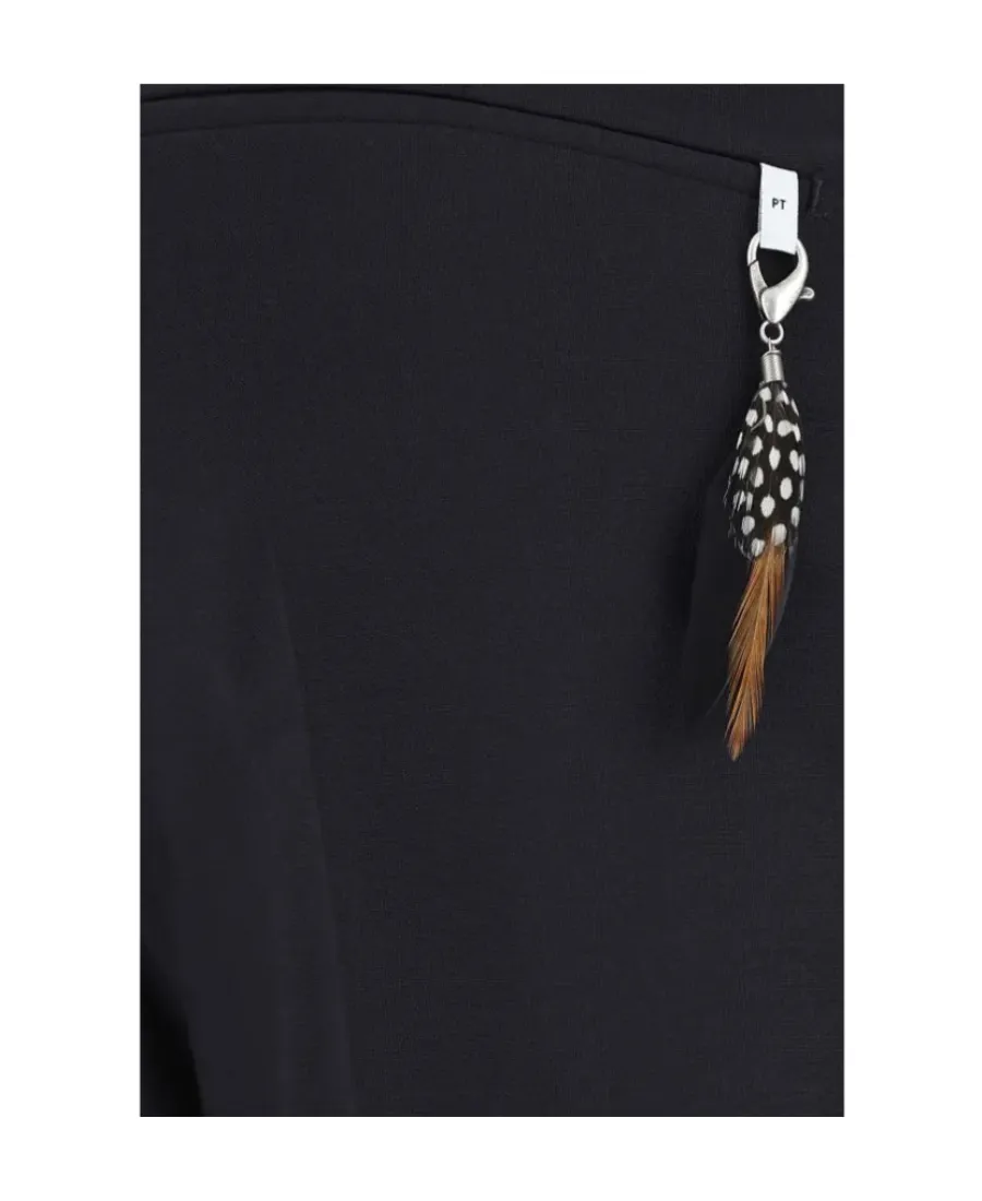 Pt Torino Straight-Leg Cropped Tailored Trousers