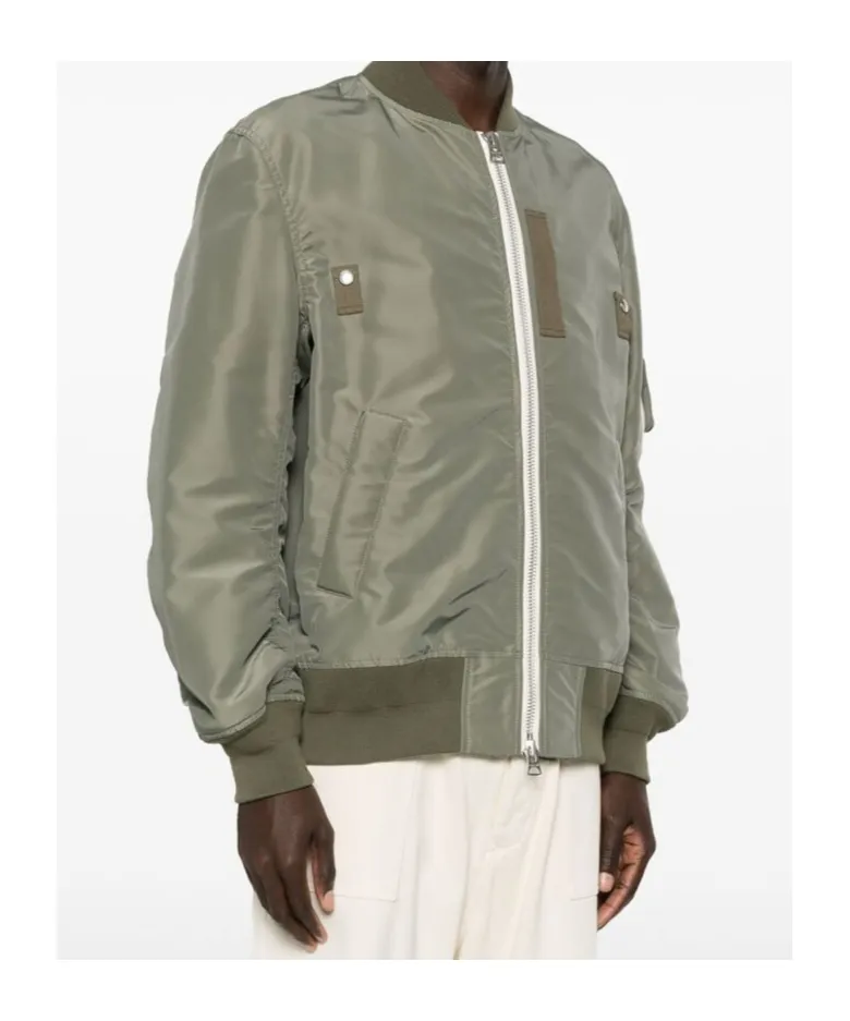 Sacai Zip-Up Bomber Jacket