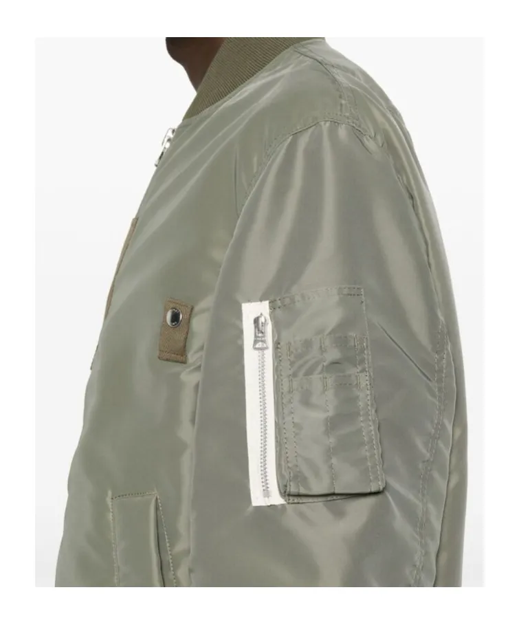 Sacai Zip-Up Bomber Jacket