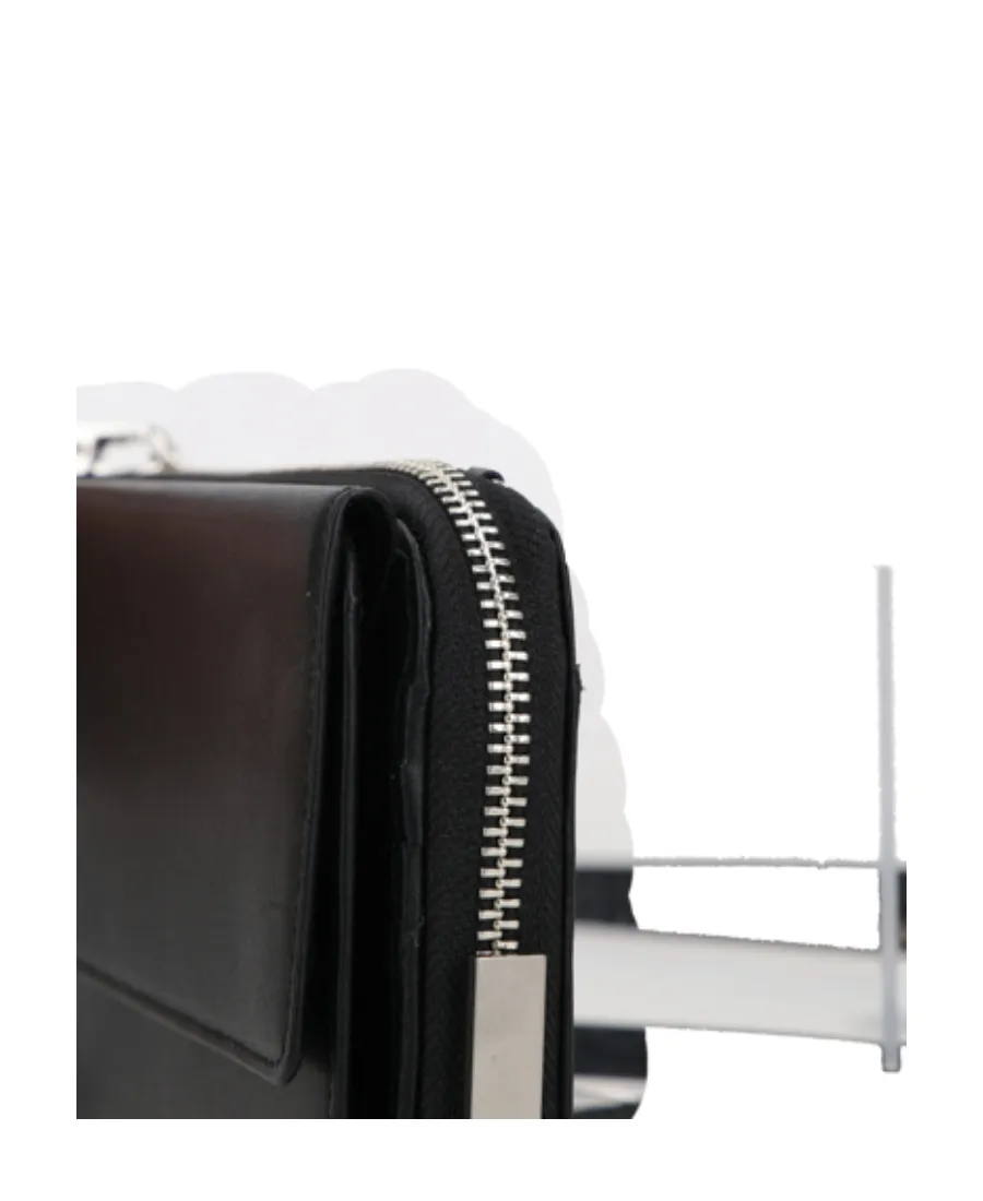 Yohji Yamamoto Asymmetric-Design Zipped Satchel