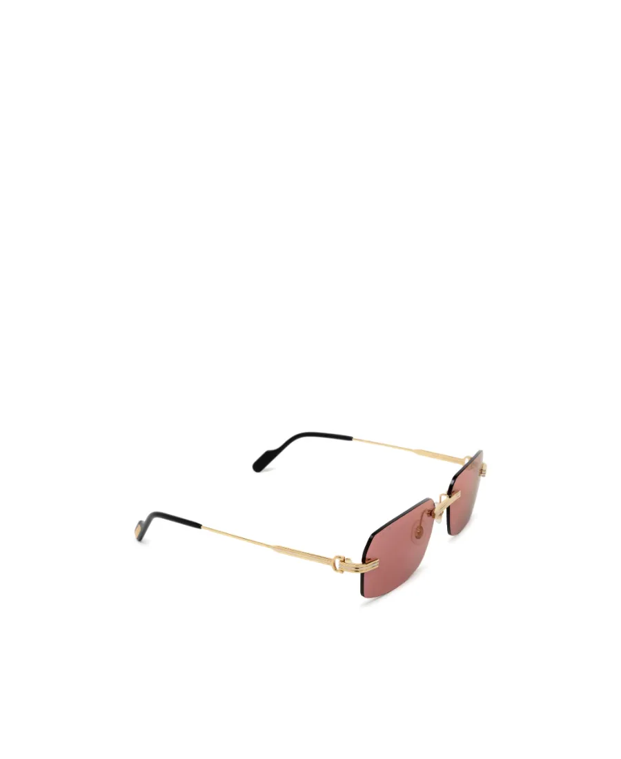Cartier Rectangular Frame Sunglasses
