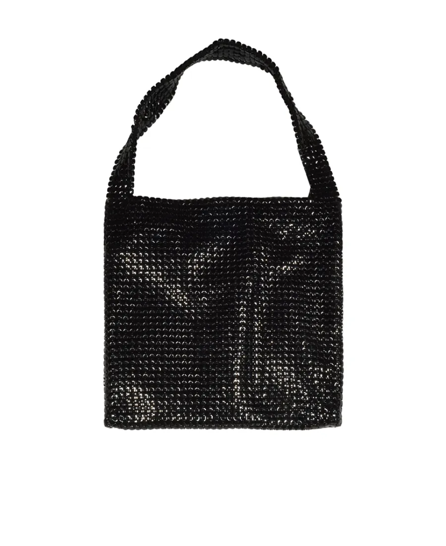 Paco Rabanne Pixel Mesh Embellished Shoulder Bag