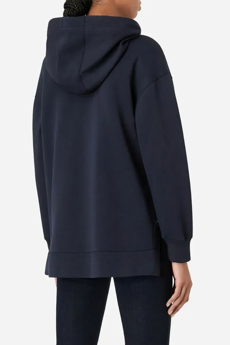 Logo-Print Zip-Up Hoodie
