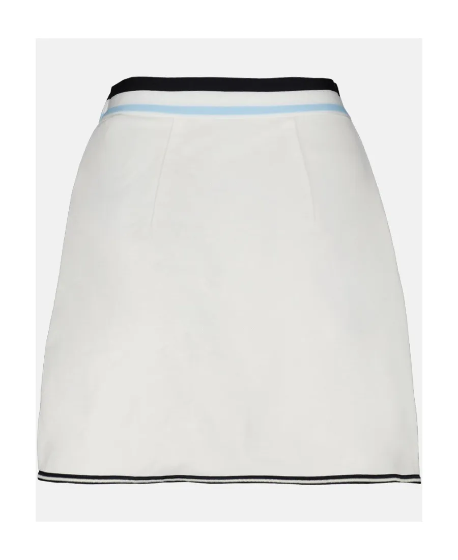 Moncler A-Line Logo Patch Tennis Skirt
