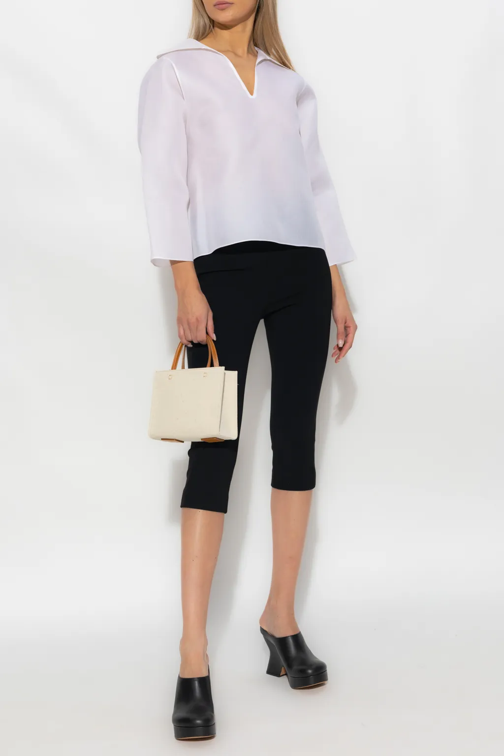 Tory Burch V-Neck Long Sleeved Blouse