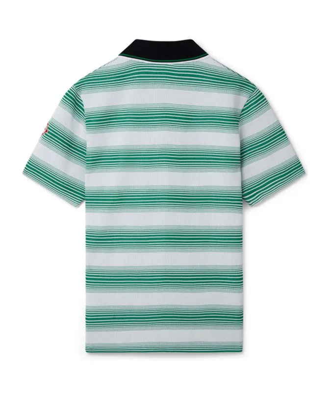 Casablanca Gradient Striped Polo Shirt