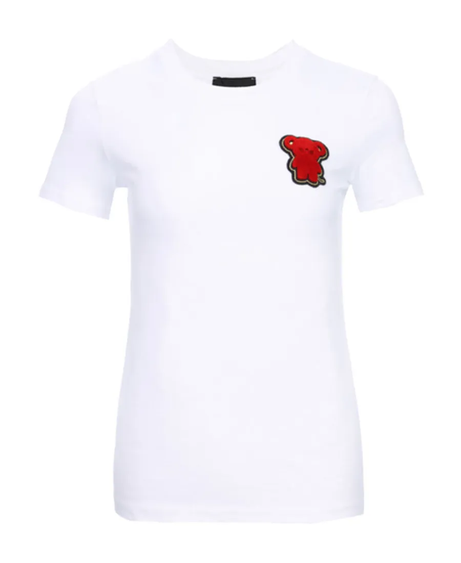 Bear Decorative Short-Sleeved T-Shirt