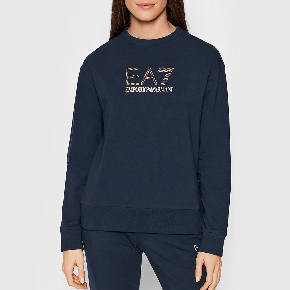 Studded-Logo Sweatshirt Tracksuit