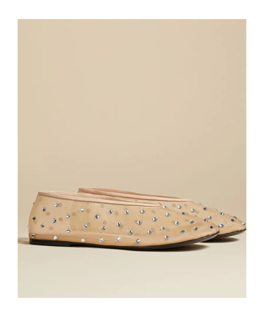Khaite The Marcy Embellished Ballet Shoes