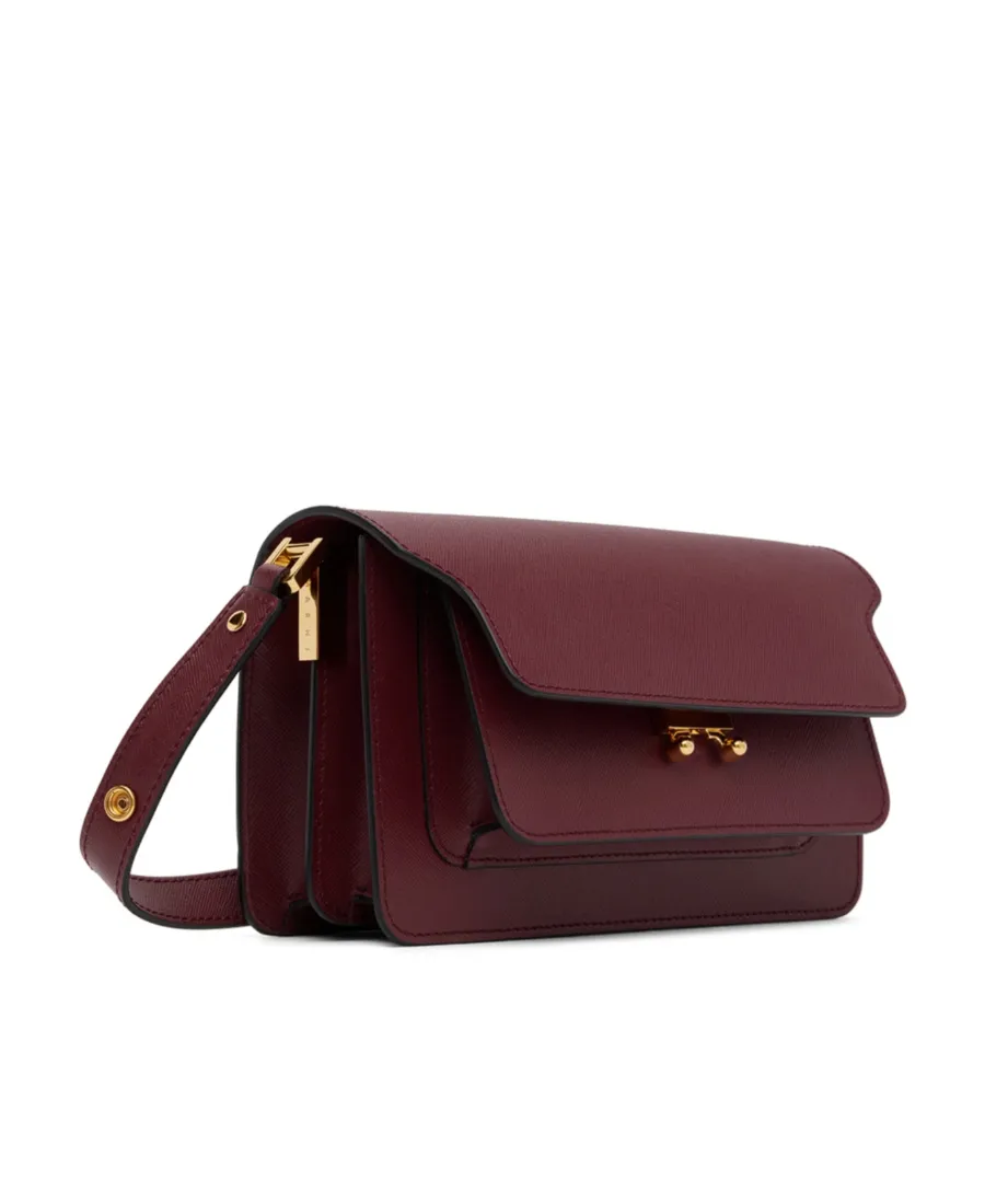 Marni New Trunk Foldover Top Shoulder Bag