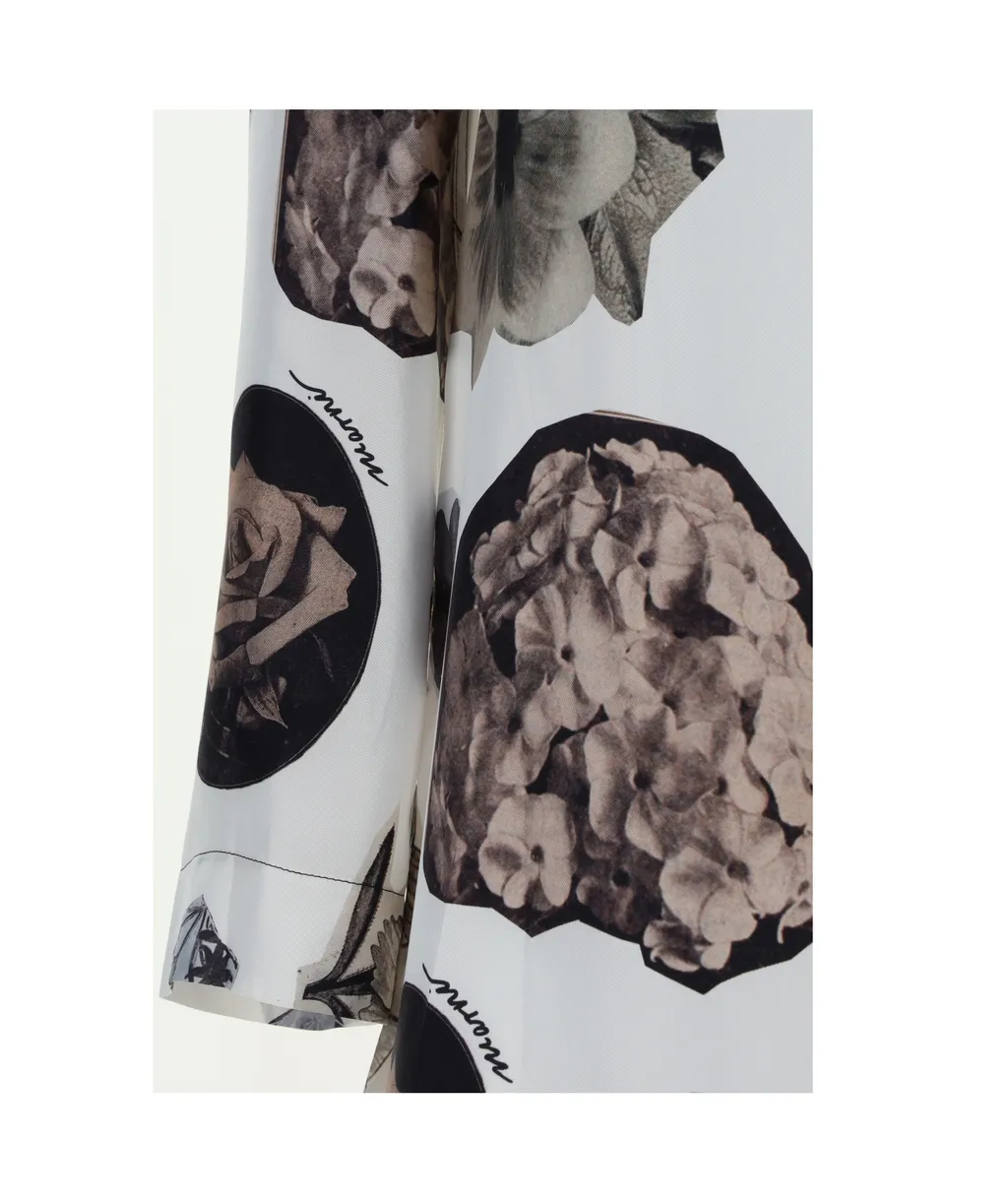 Marni Graphic Printed Long Sleeved Dress