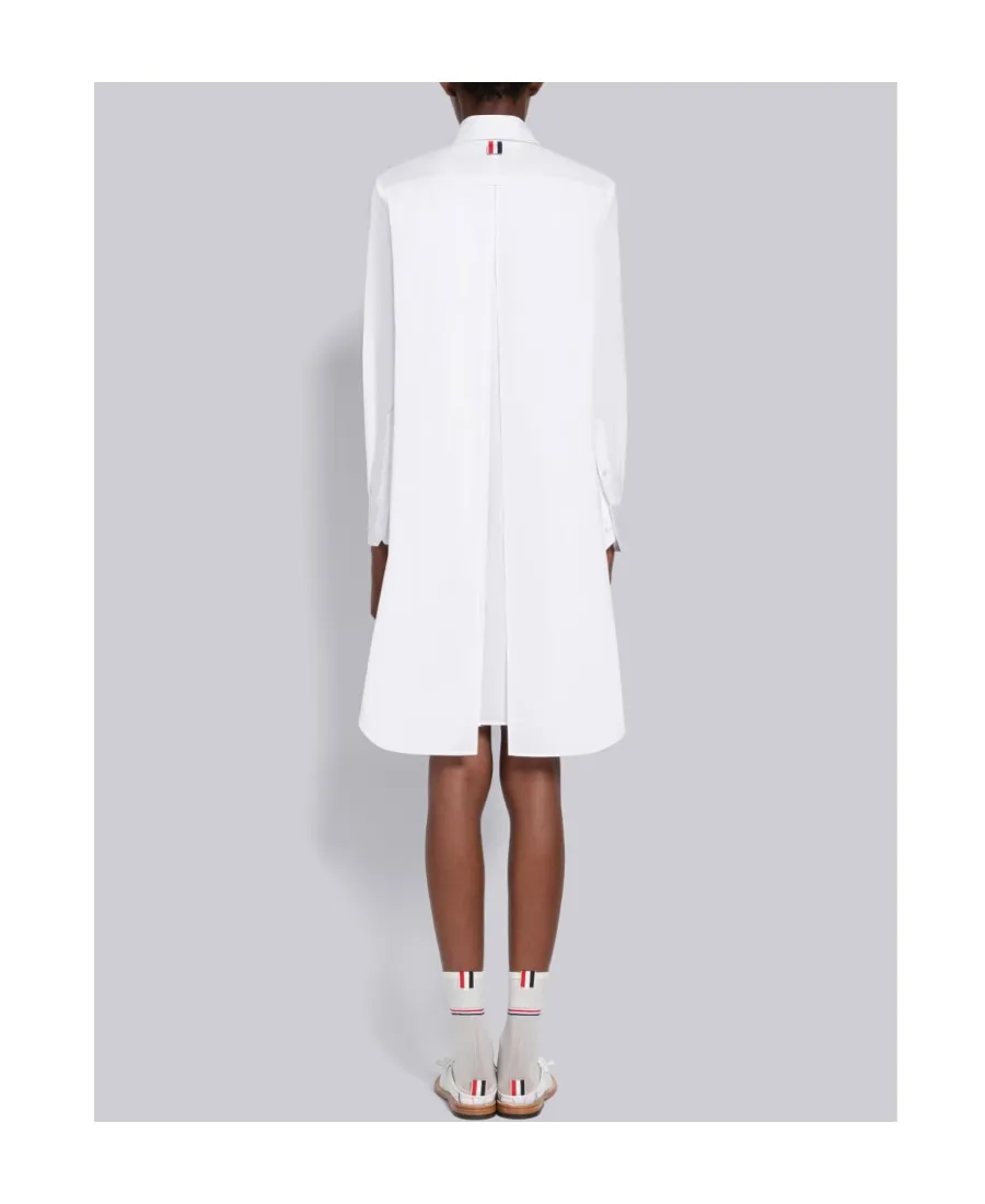 Thom Browne Collared Button-Up Shirt Dress