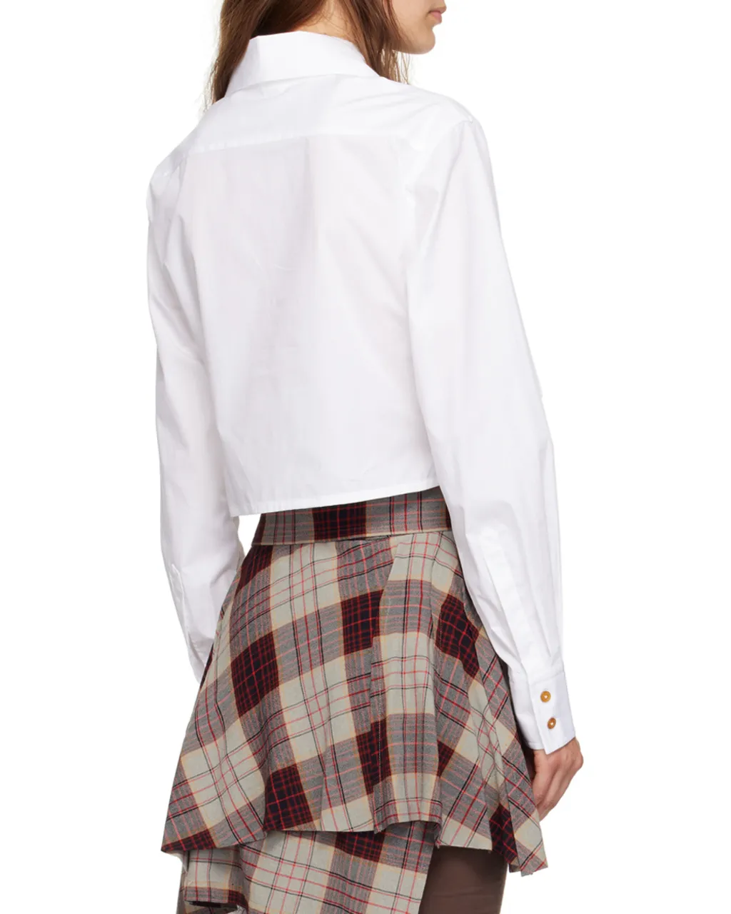 Vivienne Westwood Cut-Out Cropped Shirt