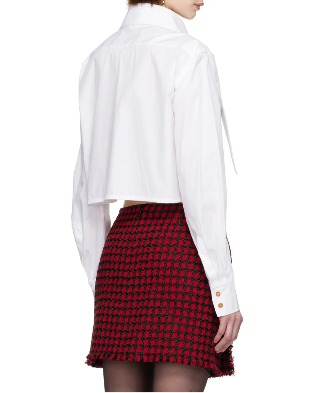 Vivienne Westwood Cut-Out Cropped Shirt