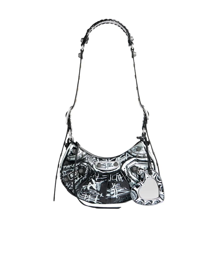 Le Cagole Graffiti Xs Shoulder Bag