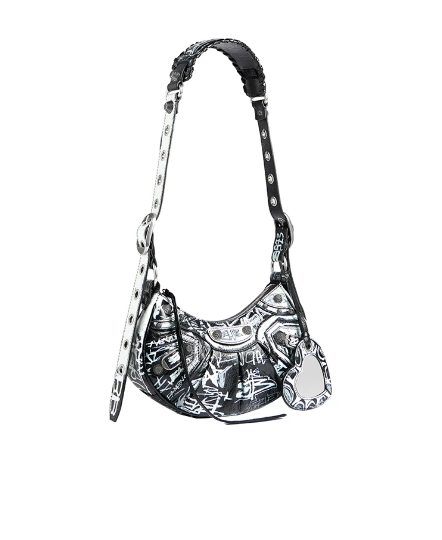 Le Cagole Graffiti Xs Shoulder Bag