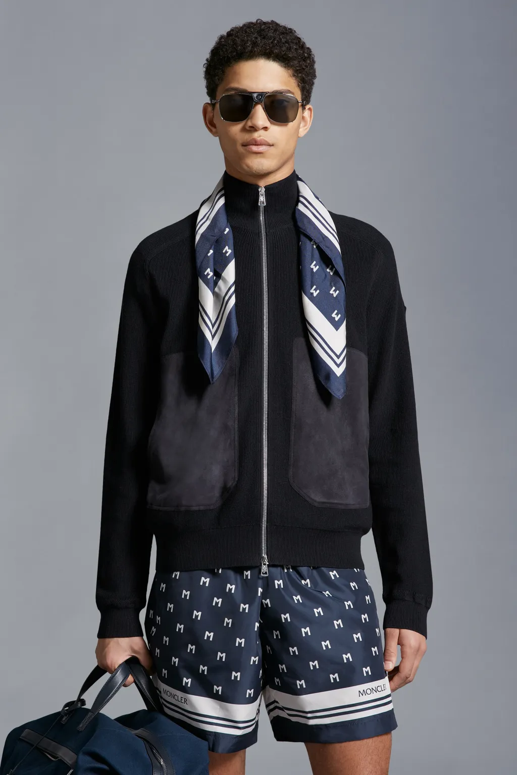 Moncler Zip-Up Cardigan