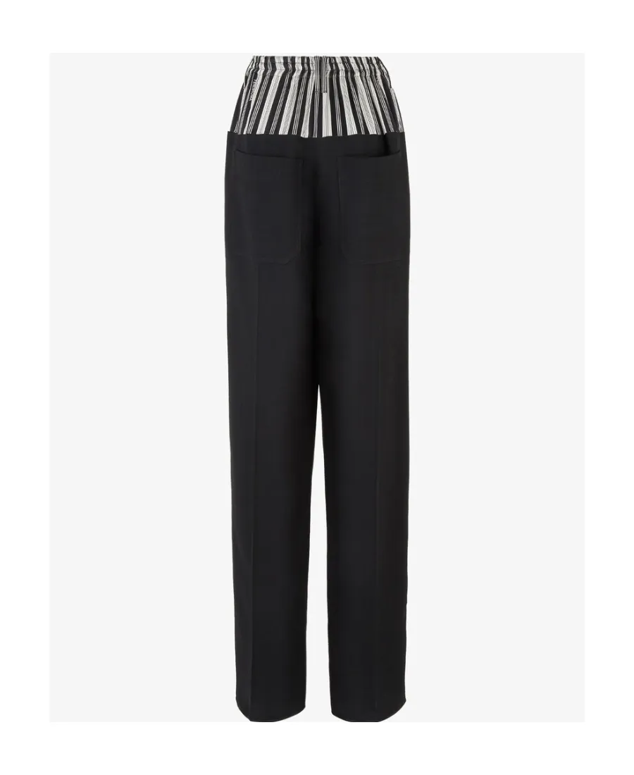 Fendi Stripe Printed Cigarette Trousers