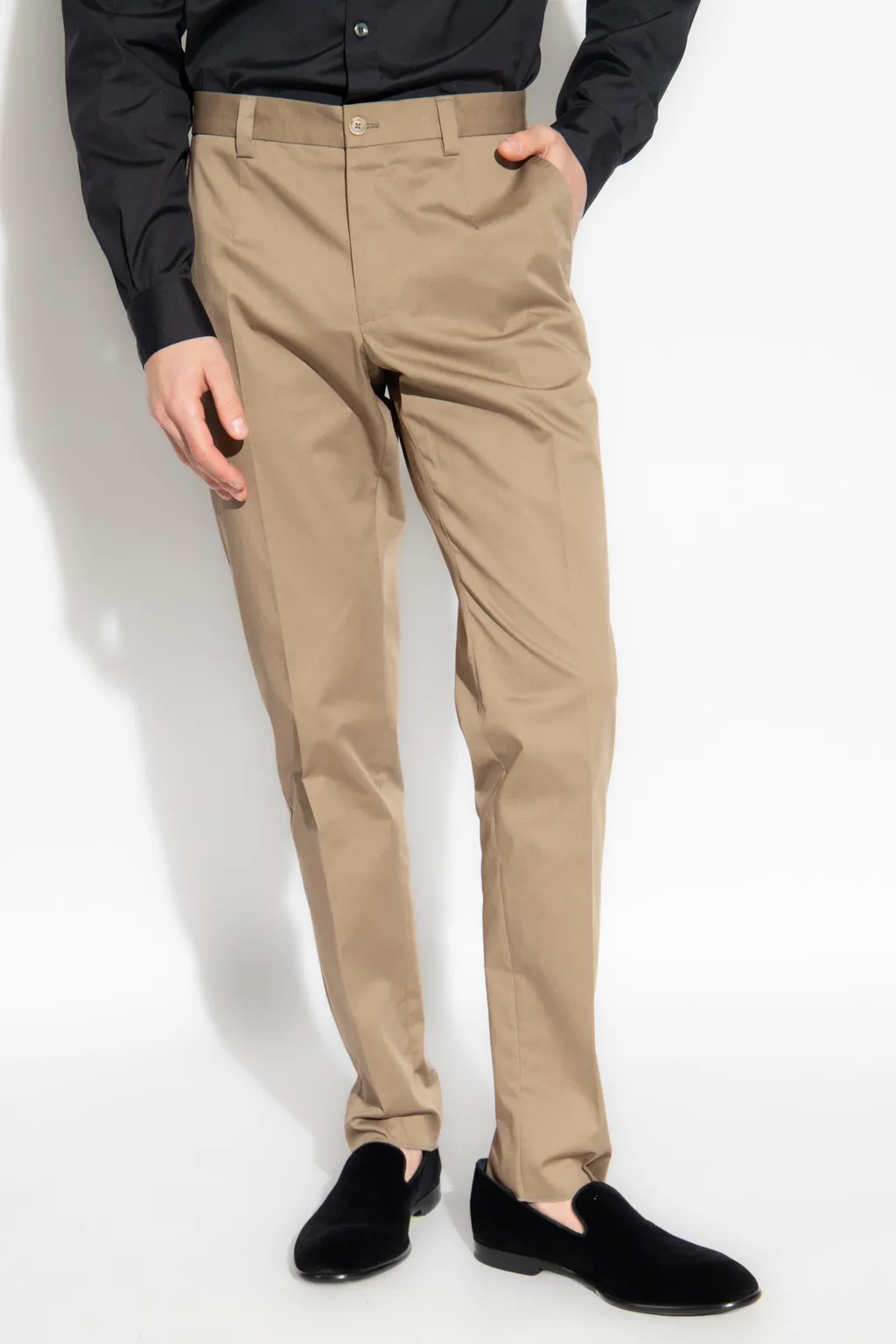 Dolce & Gabbana Mid-Rise Chino Trousers