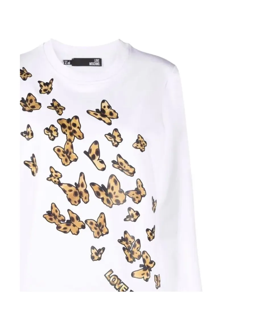 Butterfly-Print T-Shirt