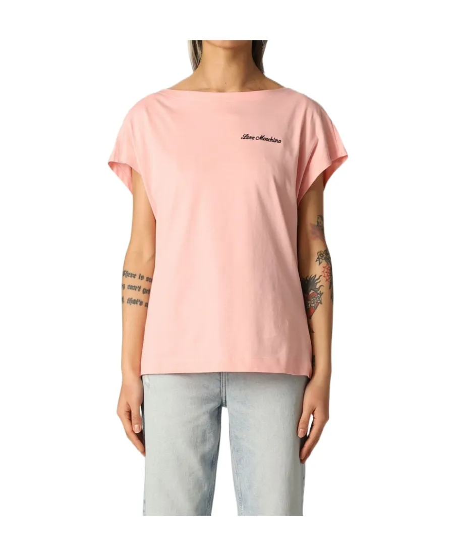 T-Shirt With Round Neck And Short Sleeves