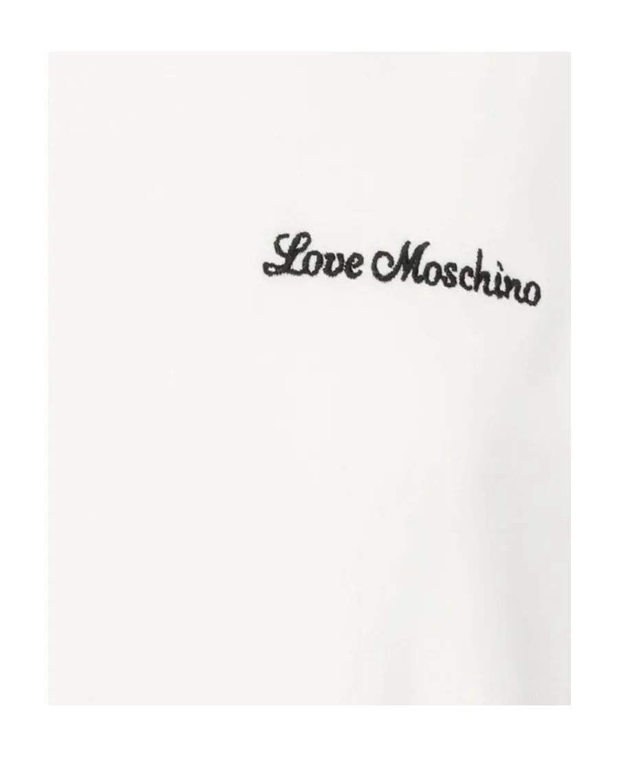 Heart-Detail Crew Neck Sweatshirt