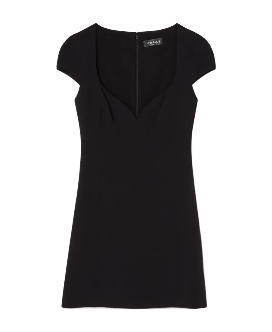 Versace V-Neck Mini Dress