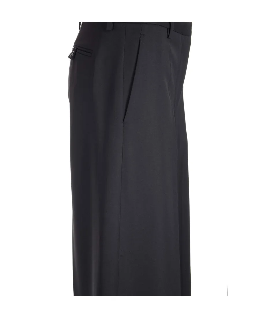 Versace Wide-Leg Tailored Pants
