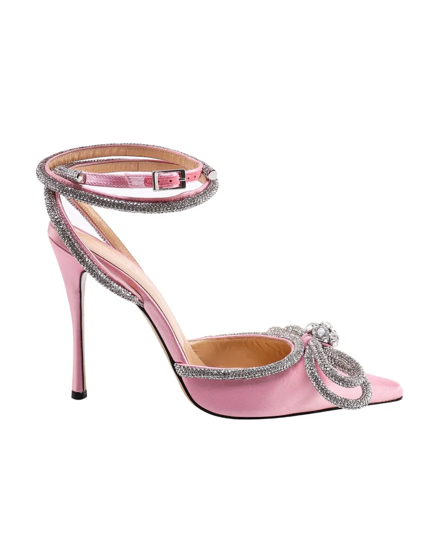 Mach & Mach Double Bow Slingback Pumps