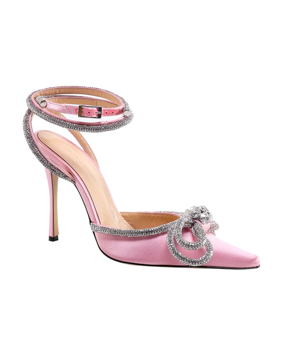 Mach & Mach Double Bow Slingback Pumps