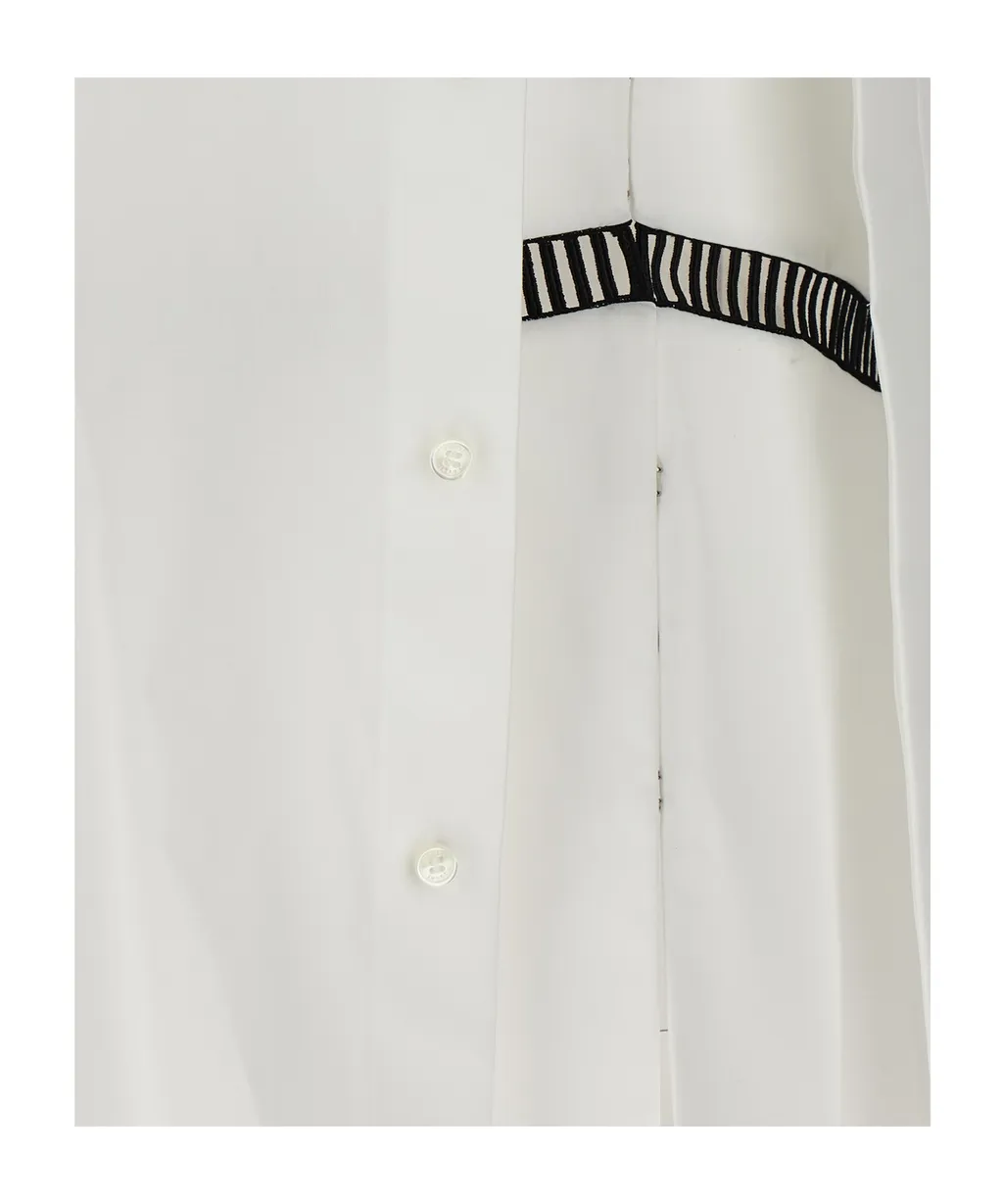 Sacai Sleeveless Poplin Shirt