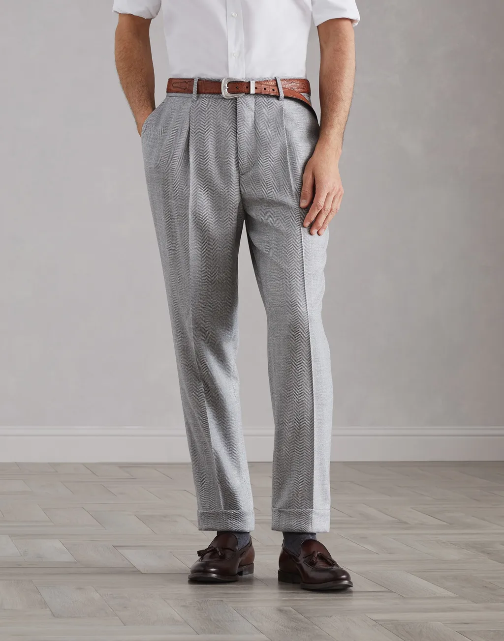 Tailored Tapered Trousers