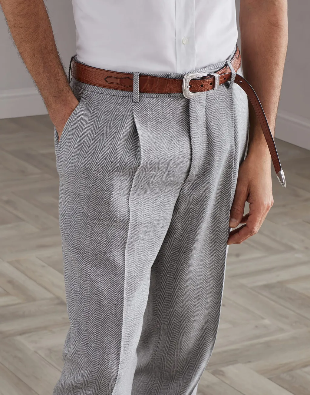 Tailored Tapered Trousers