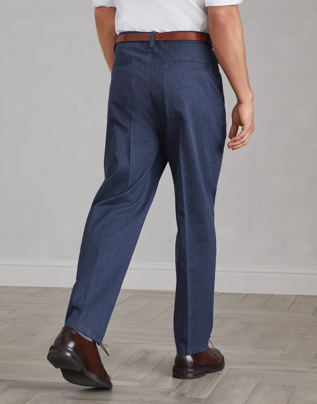 Cotton Tapered Trousers