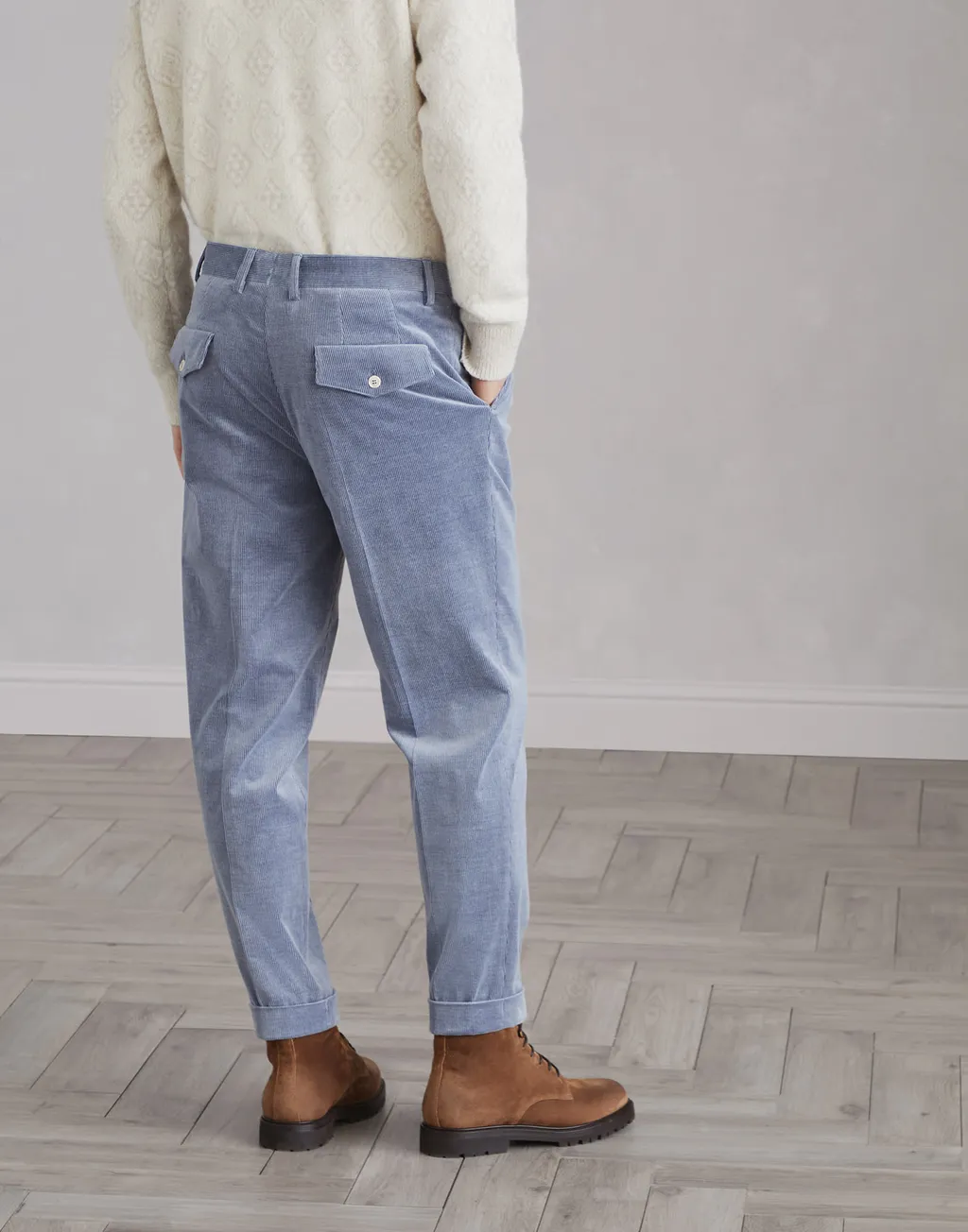Corduroy Tapered Trousers