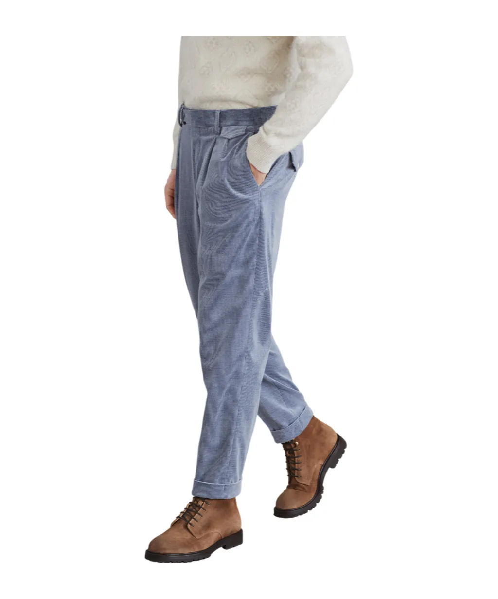 Corduroy Tapered Trousers