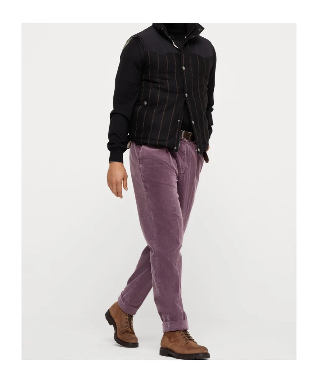 Striped Padded Gilet