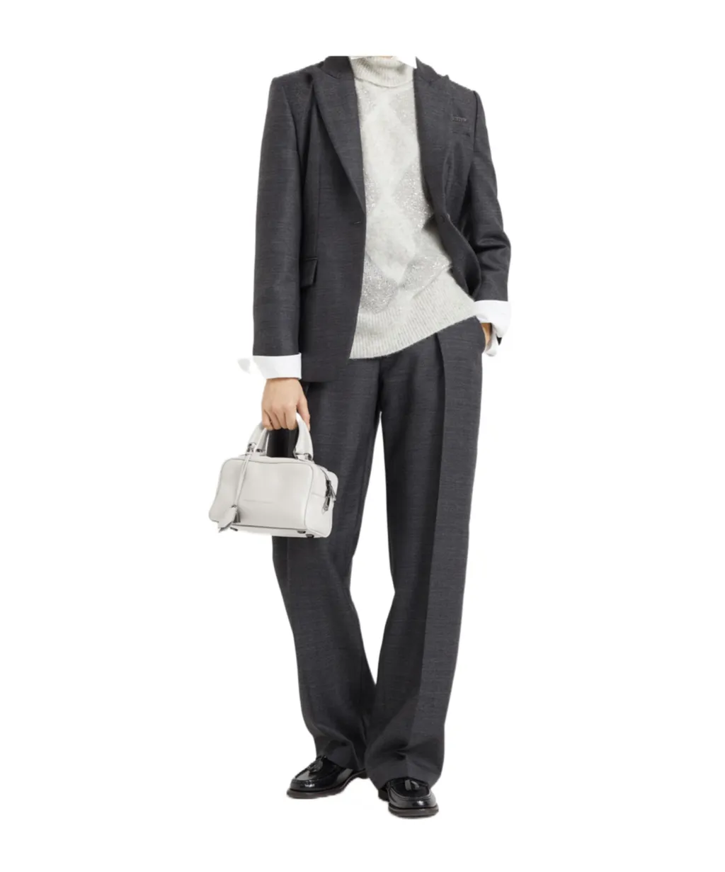 Single-Breasted Virgin-Wool Blazer