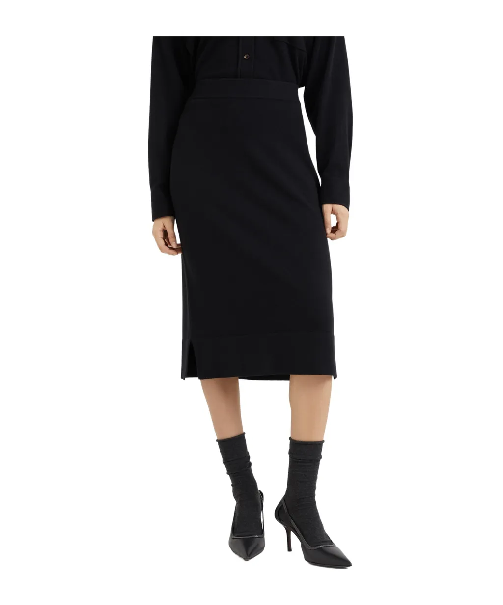 Cashmere Midi Skirt