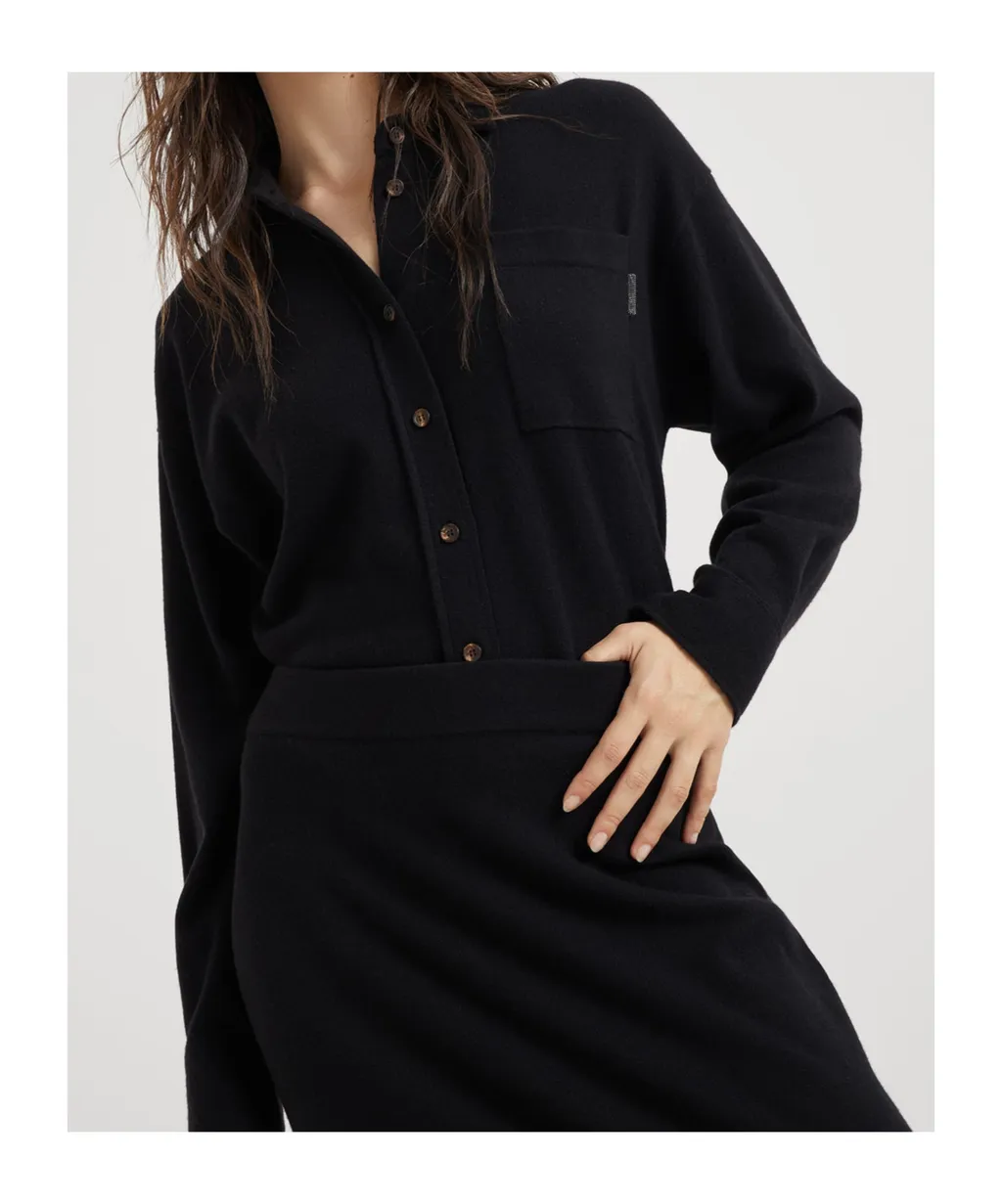 Cashmere Midi Skirt