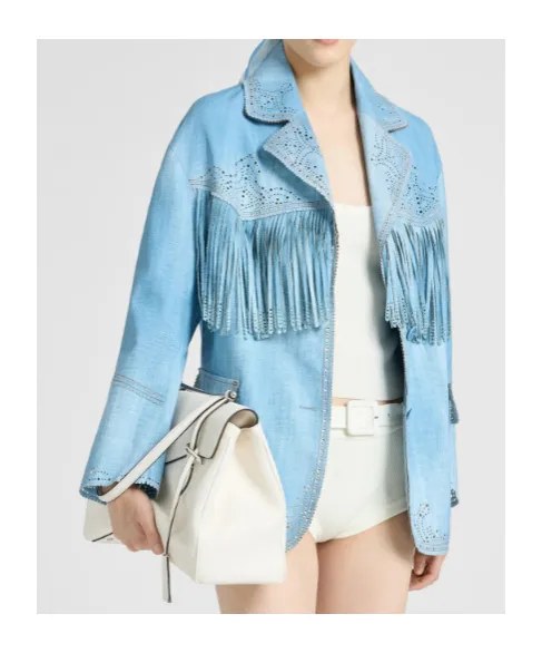 Jeans Print Marocain Jacket