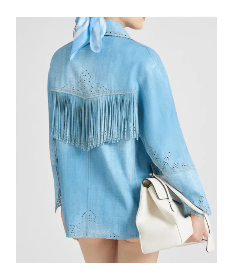 Jeans Print Marocain Jacket