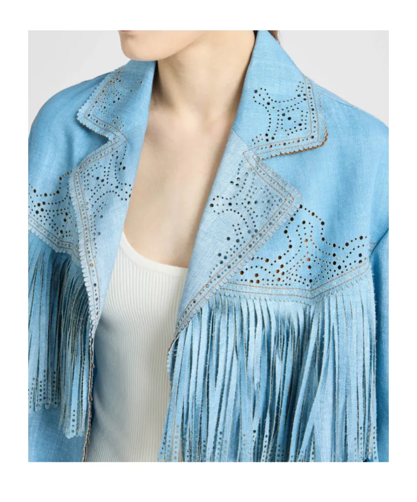 Jeans Print Marocain Jacket