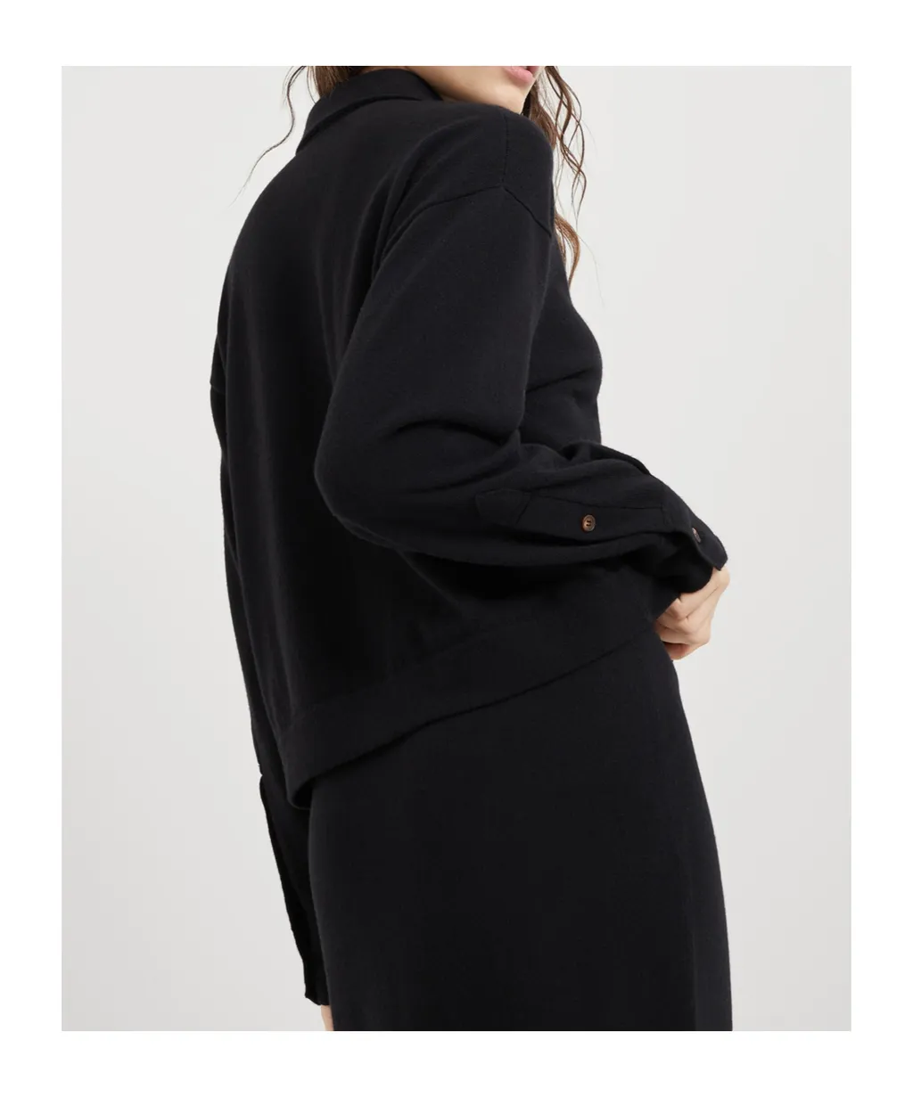 Long-Sleeve Cashmere Cardigan