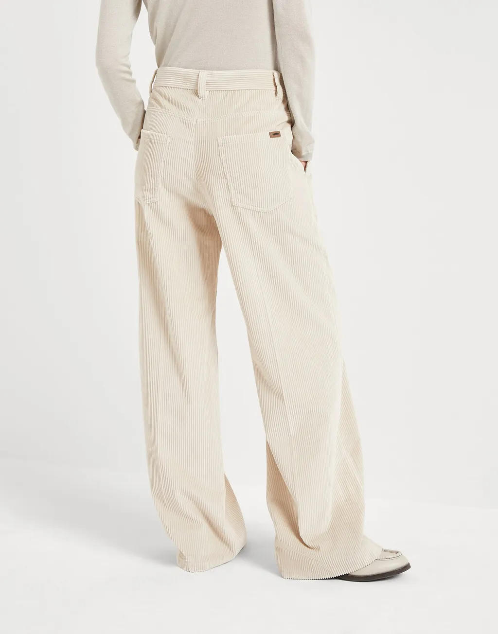 Corduroy Wide-Leg Trousers
