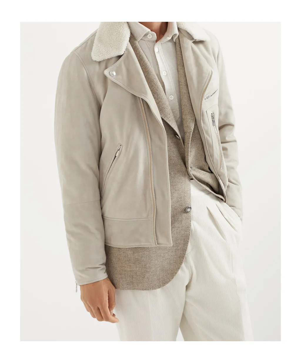 Padded Leather Jacket