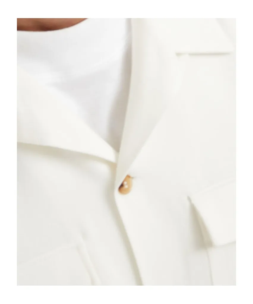 Notched-Collar Cotton Shirt