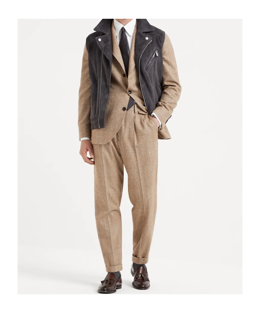 Checked Suit Set